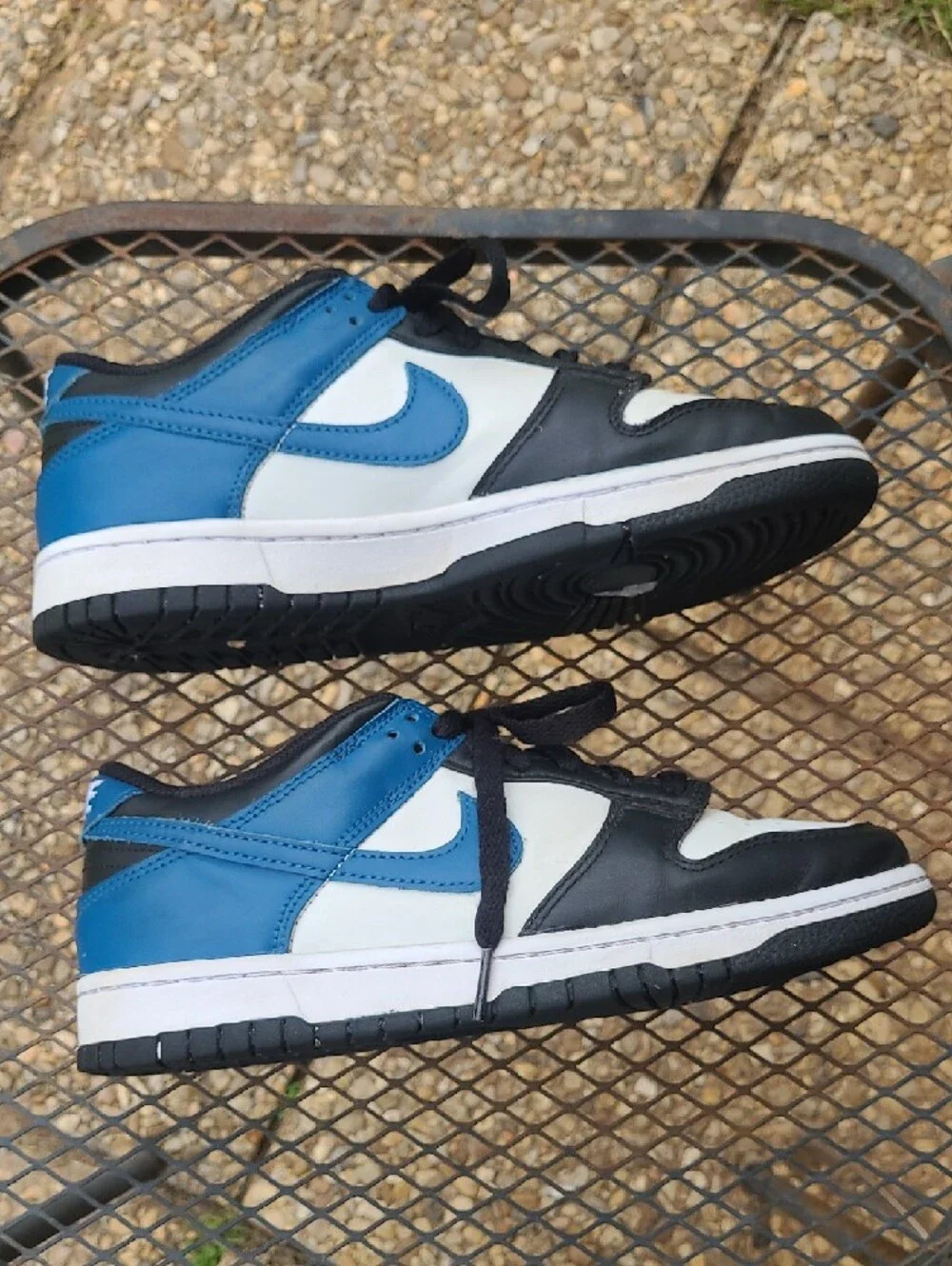 Nike Dunk Low GS White Industrial Blue Size 6y